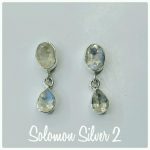 Moonstone Crystal Earrings CZE 133
