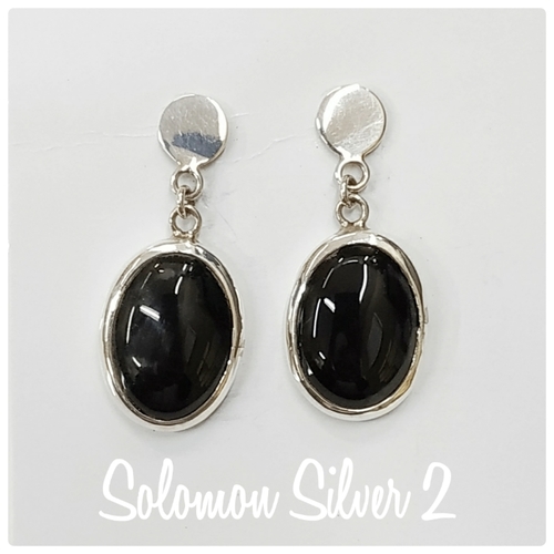 onyx-earrings-oe-025.jpg Onyx Stud Earrings OE 025 - Image 1