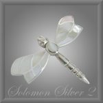 Shell Dragonfly Pendant SP 1033