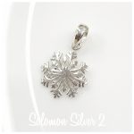 Silver Snowflake Pendant SVP 056