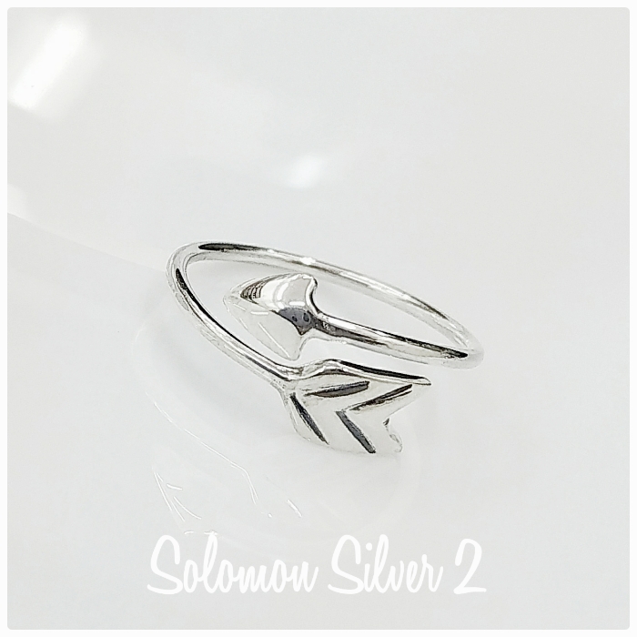 sterling-silver-ring-077.jpg Silver Arrow Ring SVR 077 - Image 1
